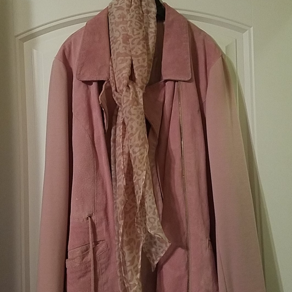 Leather coat